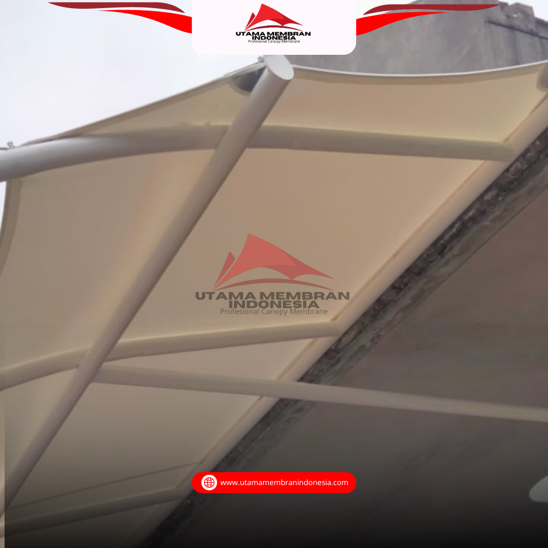 Desain Kanopi Membran Teras Mewah